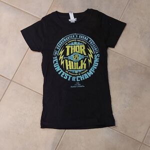 Marvel Kids Black Thor vs Hulk Contest T-Shirt